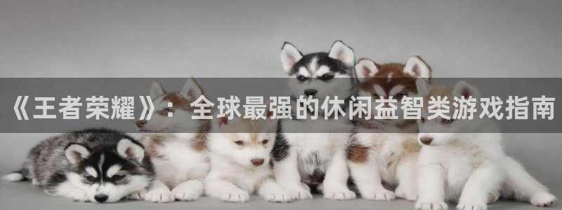 多彩娱乐平台登录线路：《王者荣耀》：全球最强的休闲益智类游戏